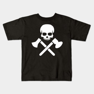 Skull And Cross Tools Kids T-Shirt